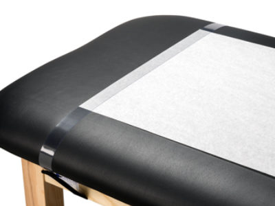 Cutter Paper Clear Plastic with Elastic straps and buckle for Exam Table by Clinton Industries  ID 040